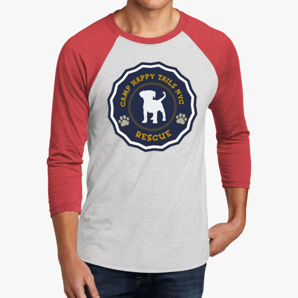 Apparel ® Unisex Tri Blend 3/4 Sleeve Raglan Tee Thumbnail
