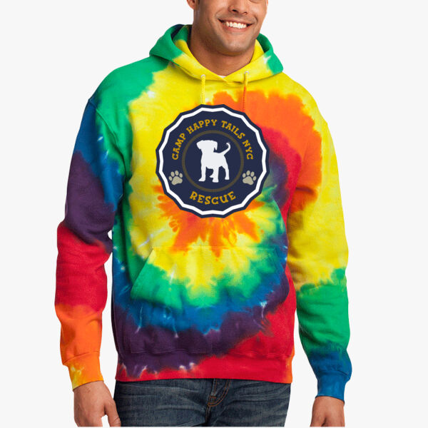 Tie Dye Pullover Hooded Sweatshirt Thumbnail